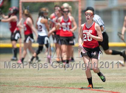 Thumbnail 3 in Ursuline Academy v Cy-Fair (D1 TGHSLL State Semifinal) photogallery.