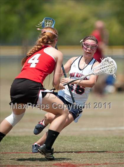 Thumbnail 1 in Ursuline Academy v Cy-Fair (D1 TGHSLL State Semifinal) photogallery.