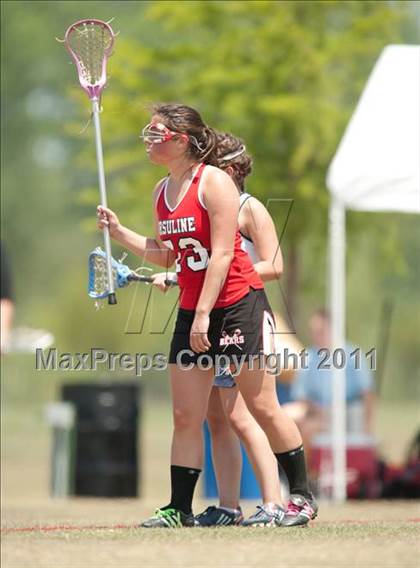 Thumbnail 2 in Ursuline Academy v Cy-Fair (D1 TGHSLL State Semifinal) photogallery.