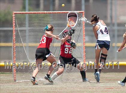 Thumbnail 2 in Ursuline Academy v Cy-Fair (D1 TGHSLL State Semifinal) photogallery.
