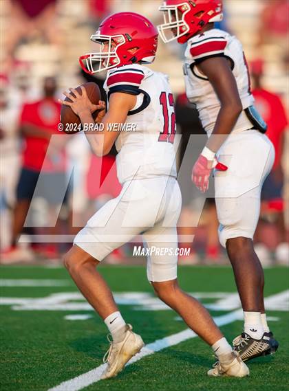 Thumbnail 3 in Comeaux @ E.D. White (scrimmage) photogallery.