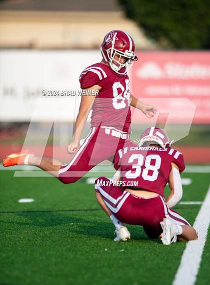 Thumbnail 2 in Comeaux @ E.D. White (scrimmage) photogallery.
