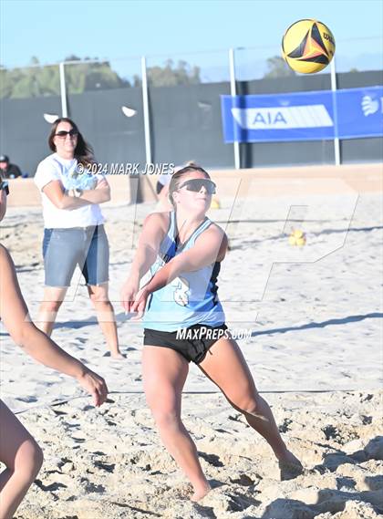 Thumbnail 1 in Benjamin Franklin vs. Chandler Prep (AIA DII Pairs Round 1 Playoff) photogallery.