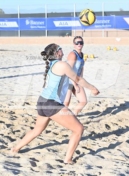 Thumbnail 2 in Benjamin Franklin vs. Chandler Prep (AIA DII Pairs Round 1 Playoff) photogallery.
