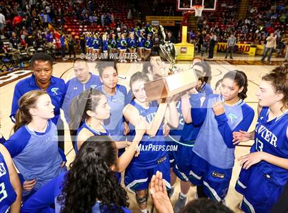 Thumbnail 2 in Valley Vista vs. Xavier College Prep (AIA 6A Final)  photogallery.