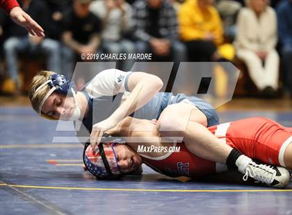 Thumbnail 2 in West Carteret vs Cape Fear (State Duals Round 4) photogallery.