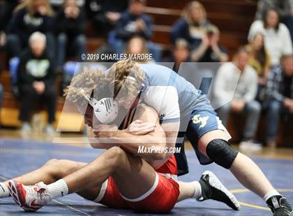 Thumbnail 1 in West Carteret vs Cape Fear (State Duals Round 4) photogallery.