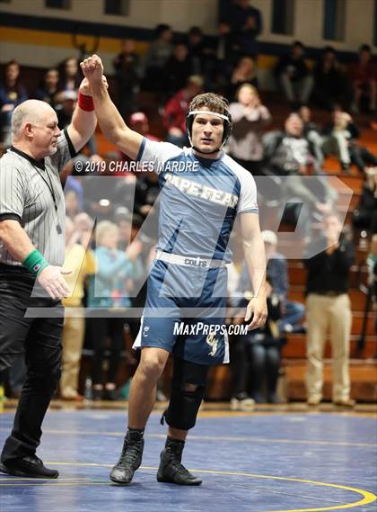 Thumbnail 2 in West Carteret vs Cape Fear (State Duals Round 4) photogallery.