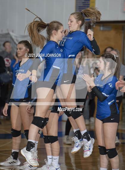 Thumbnail 3 in McDonell Central vs. Clear Lake (WIAA D4 Sectional Semifinal)  photogallery.