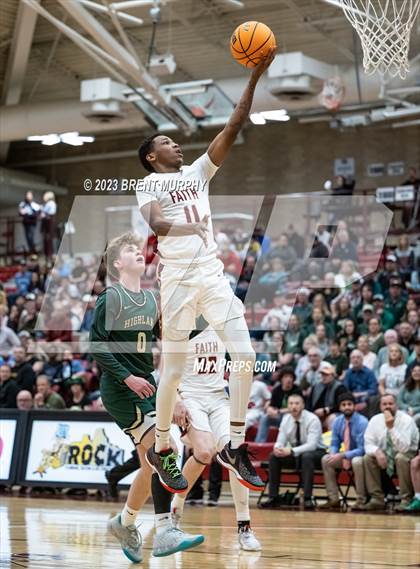 Thumbnail 3 in Highland vs. Faith Christian (CHSAA 3A Final Four) photogallery.