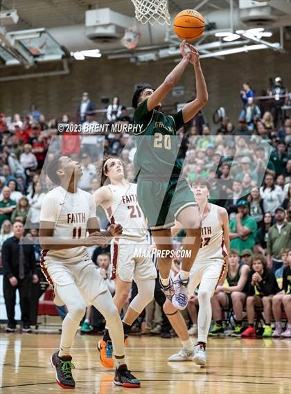 Thumbnail 2 in Highland vs. Faith Christian (CHSAA 3A Final Four) photogallery.