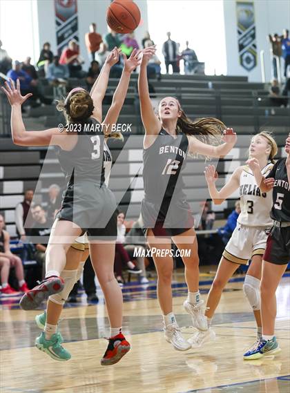Thumbnail 3 in Helias vs Benton (Jefferson Bank Holiday Hoops) photogallery.