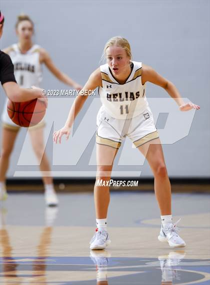 Thumbnail 3 in Helias vs Benton (Jefferson Bank Holiday Hoops) photogallery.