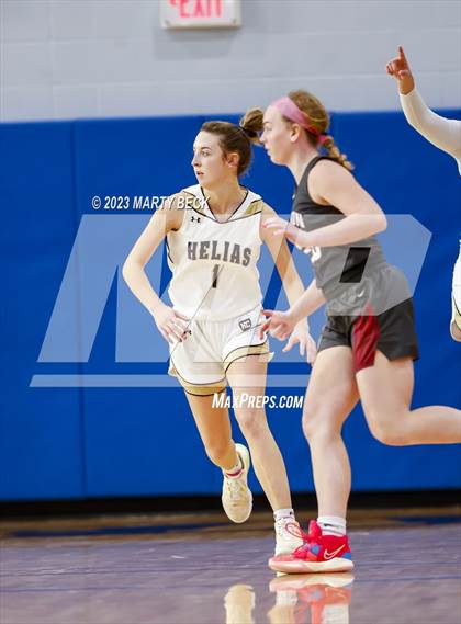 Thumbnail 2 in Helias vs Benton (Jefferson Bank Holiday Hoops) photogallery.