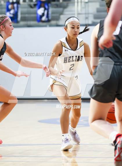 Thumbnail 2 in Helias vs Benton (Jefferson Bank Holiday Hoops) photogallery.