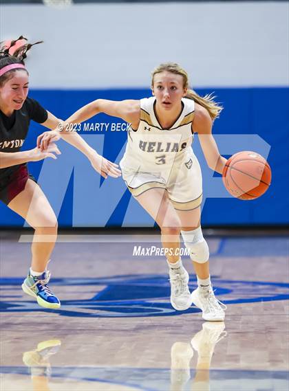 Thumbnail 3 in Helias vs Benton (Jefferson Bank Holiday Hoops) photogallery.