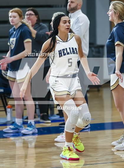 Thumbnail 3 in Helias vs Benton (Jefferson Bank Holiday Hoops) photogallery.