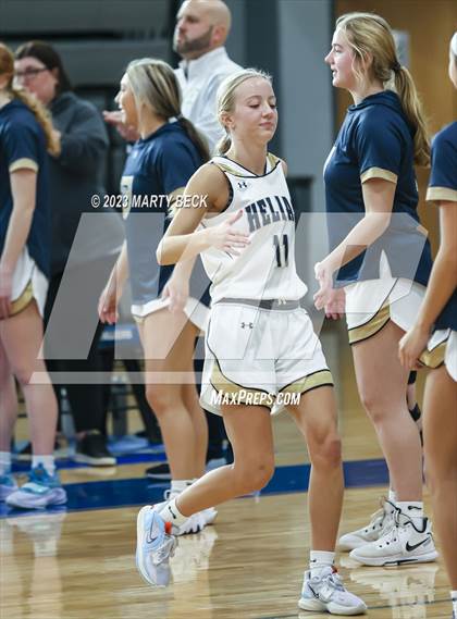 Thumbnail 2 in Helias vs Benton (Jefferson Bank Holiday Hoops) photogallery.