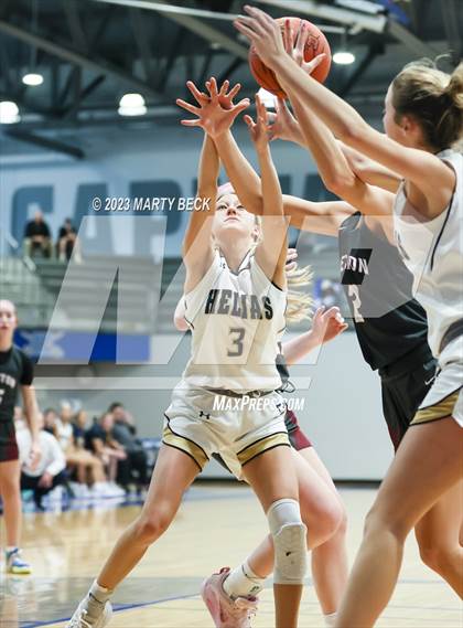 Thumbnail 1 in Helias vs Benton (Jefferson Bank Holiday Hoops) photogallery.