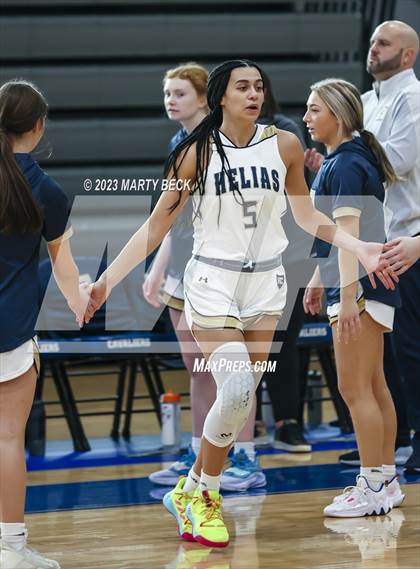Thumbnail 2 in Helias vs Benton (Jefferson Bank Holiday Hoops) photogallery.