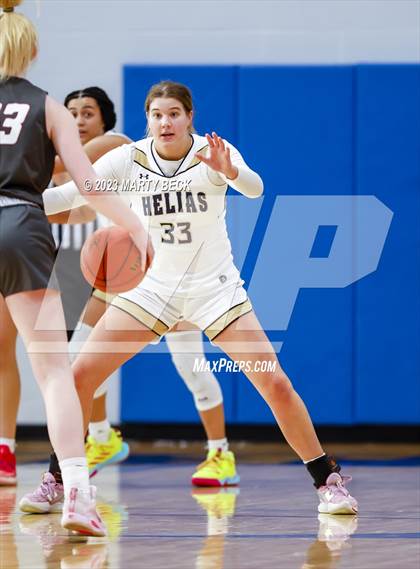 Thumbnail 2 in Helias vs Benton (Jefferson Bank Holiday Hoops) photogallery.