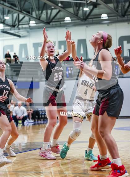 Thumbnail 3 in Helias vs Benton (Jefferson Bank Holiday Hoops) photogallery.