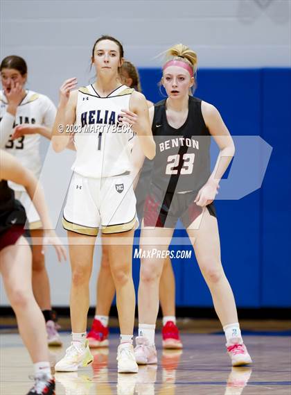Thumbnail 3 in Helias vs Benton (Jefferson Bank Holiday Hoops) photogallery.