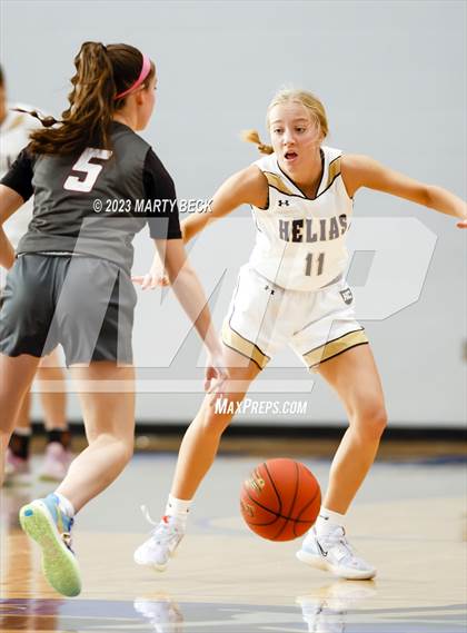 Thumbnail 3 in Helias vs Benton (Jefferson Bank Holiday Hoops) photogallery.