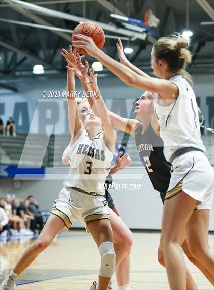 Thumbnail 3 in Helias vs Benton (Jefferson Bank Holiday Hoops) photogallery.