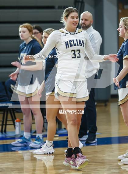 Thumbnail 1 in Helias vs Benton (Jefferson Bank Holiday Hoops) photogallery.
