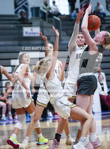 Thumbnail 3 in Helias vs Benton (Jefferson Bank Holiday Hoops) photogallery.