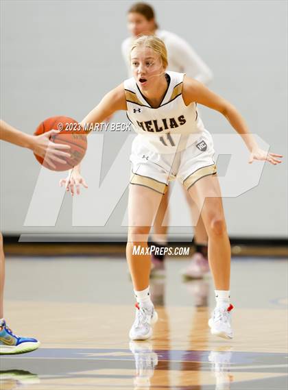 Thumbnail 2 in Helias vs Benton (Jefferson Bank Holiday Hoops) photogallery.