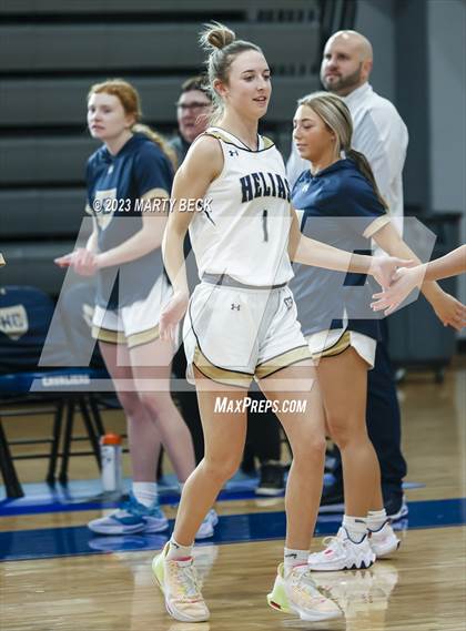 Thumbnail 2 in Helias vs Benton (Jefferson Bank Holiday Hoops) photogallery.