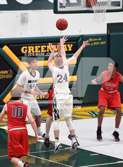 Thumbnail 1 in Liberty vs. Greenway (Judy Dixon Holiday Tournament) photogallery.