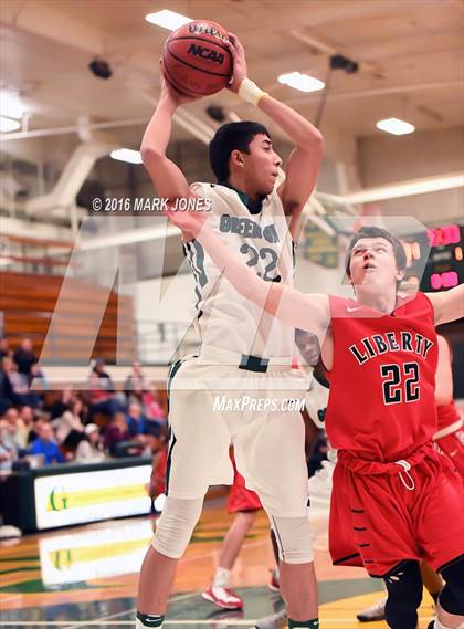 Thumbnail 3 in Liberty vs. Greenway (Judy Dixon Holiday Tournament) photogallery.