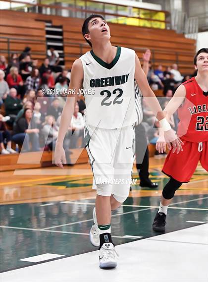 Thumbnail 2 in Liberty vs. Greenway (Judy Dixon Holiday Tournament) photogallery.