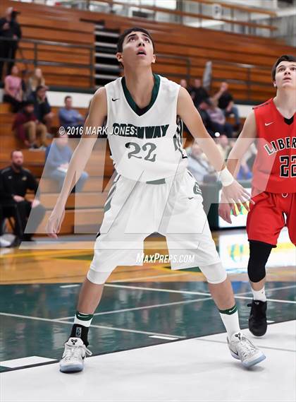 Thumbnail 3 in Liberty vs. Greenway (Judy Dixon Holiday Tournament) photogallery.