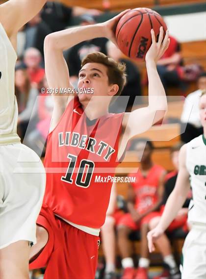 Thumbnail 2 in Liberty vs. Greenway (Judy Dixon Holiday Tournament) photogallery.