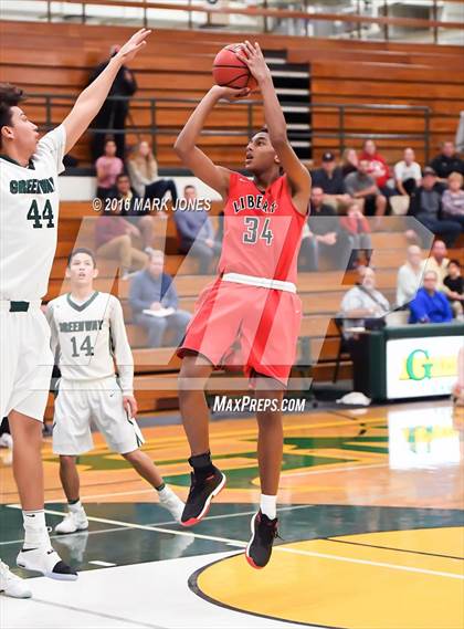 Thumbnail 2 in Liberty vs. Greenway (Judy Dixon Holiday Tournament) photogallery.