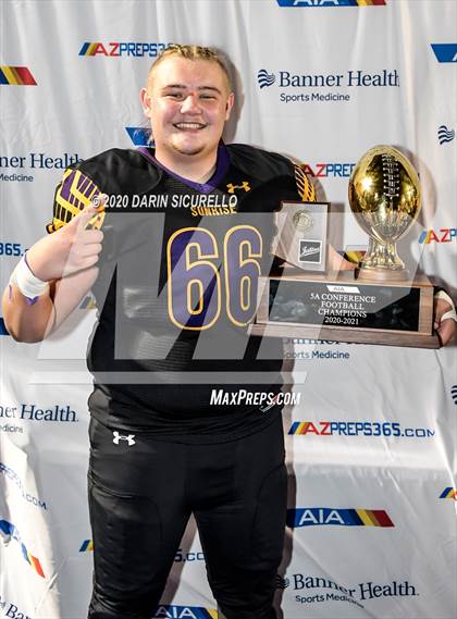 Thumbnail 2 in Ironwood vs Sunrise Mountain (AIA 5A Final Awards) photogallery.