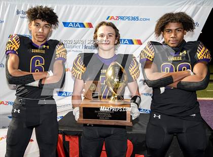 Thumbnail 3 in Ironwood vs Sunrise Mountain (AIA 5A Final Awards) photogallery.