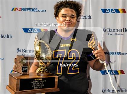Thumbnail 1 in Ironwood vs Sunrise Mountain (AIA 5A Final Awards) photogallery.