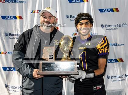 Thumbnail 2 in Ironwood vs Sunrise Mountain (AIA 5A Final Awards) photogallery.