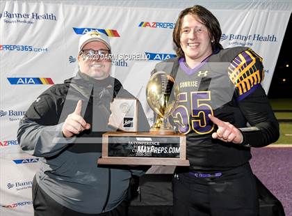 Thumbnail 1 in Ironwood vs Sunrise Mountain (AIA 5A Final Awards) photogallery.