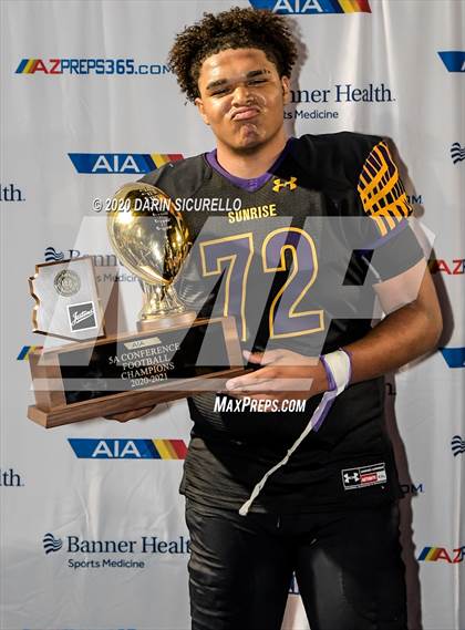 Thumbnail 2 in Ironwood vs Sunrise Mountain (AIA 5A Final Awards) photogallery.