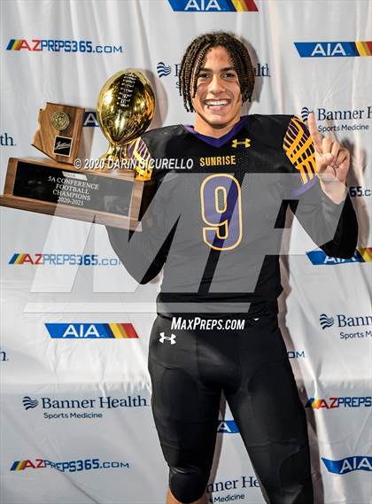 Thumbnail 3 in Ironwood vs Sunrise Mountain (AIA 5A Final Awards) photogallery.