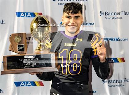 Thumbnail 1 in Ironwood vs Sunrise Mountain (AIA 5A Final Awards) photogallery.