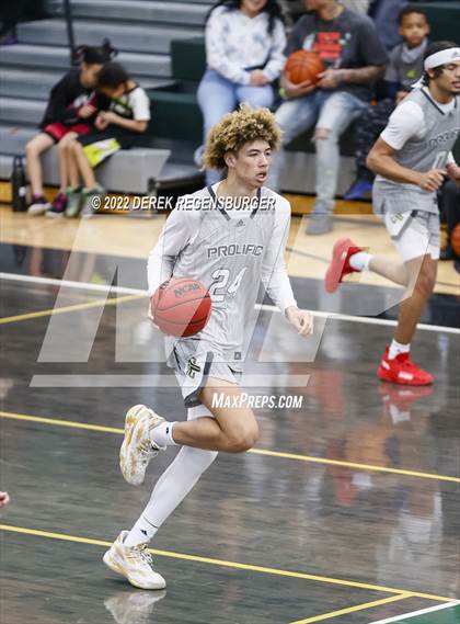 Thumbnail 2 in Prolific Prep of Napa Christian vs Albuquerque Prep (Gary Rhoades Classic) photogallery.