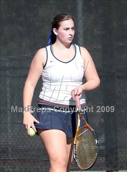 Thumbnail 2 in CIF LA City Section Individual Tennis Playoffs (Round 1 - 2) photogallery.