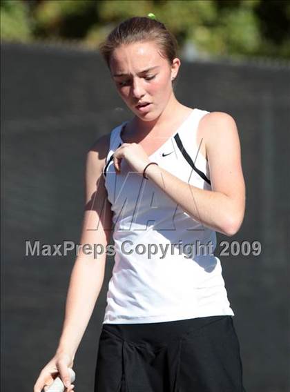 Thumbnail 2 in CIF LA City Section Individual Tennis Playoffs (Round 1 - 2) photogallery.